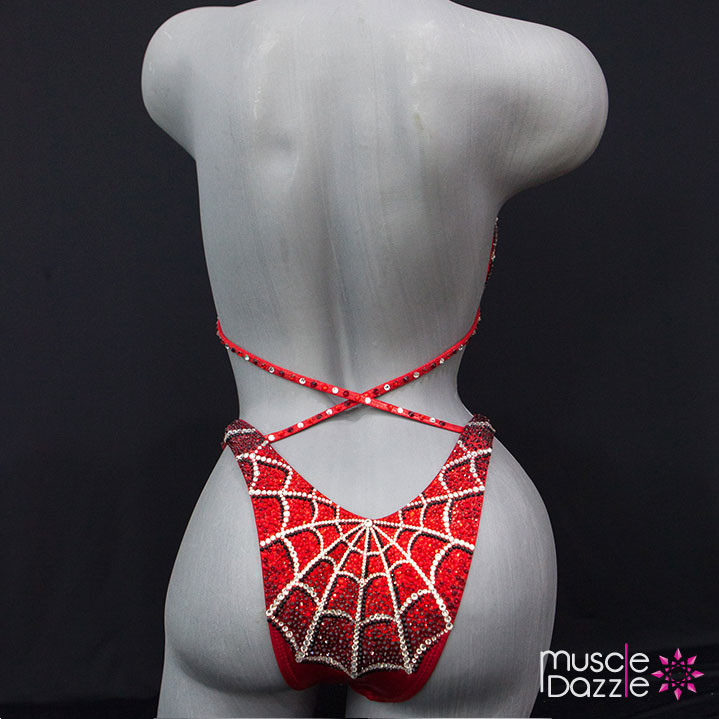 Red Spiderman Figure Competition Suit (FS279)